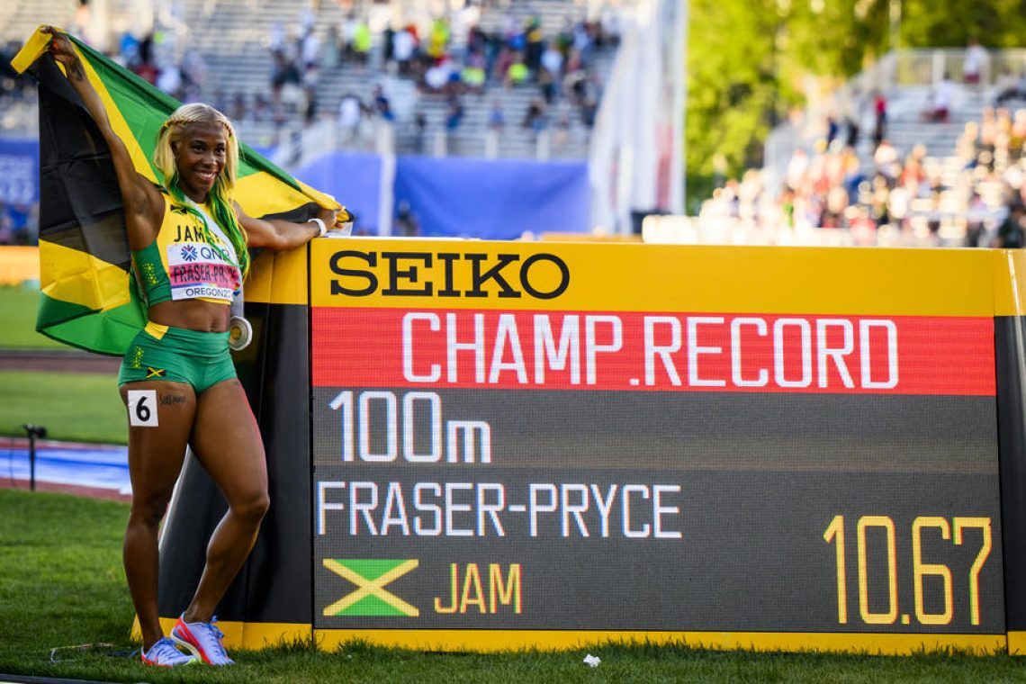 Jamajčanka Fraser-Pryce osvojila rekordno peto zlato medaljo