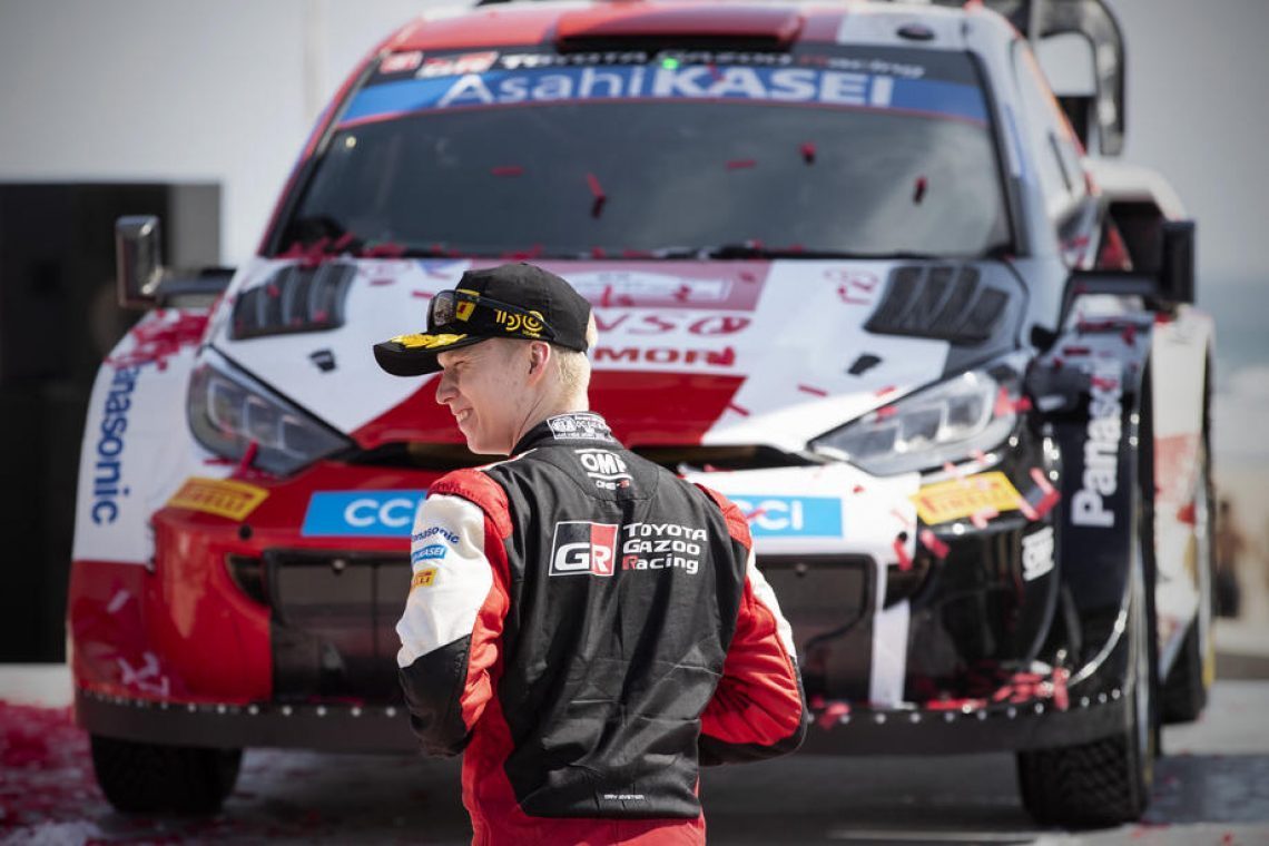 Tänak in Rovanpera v boju za zmago na reliju po Finski