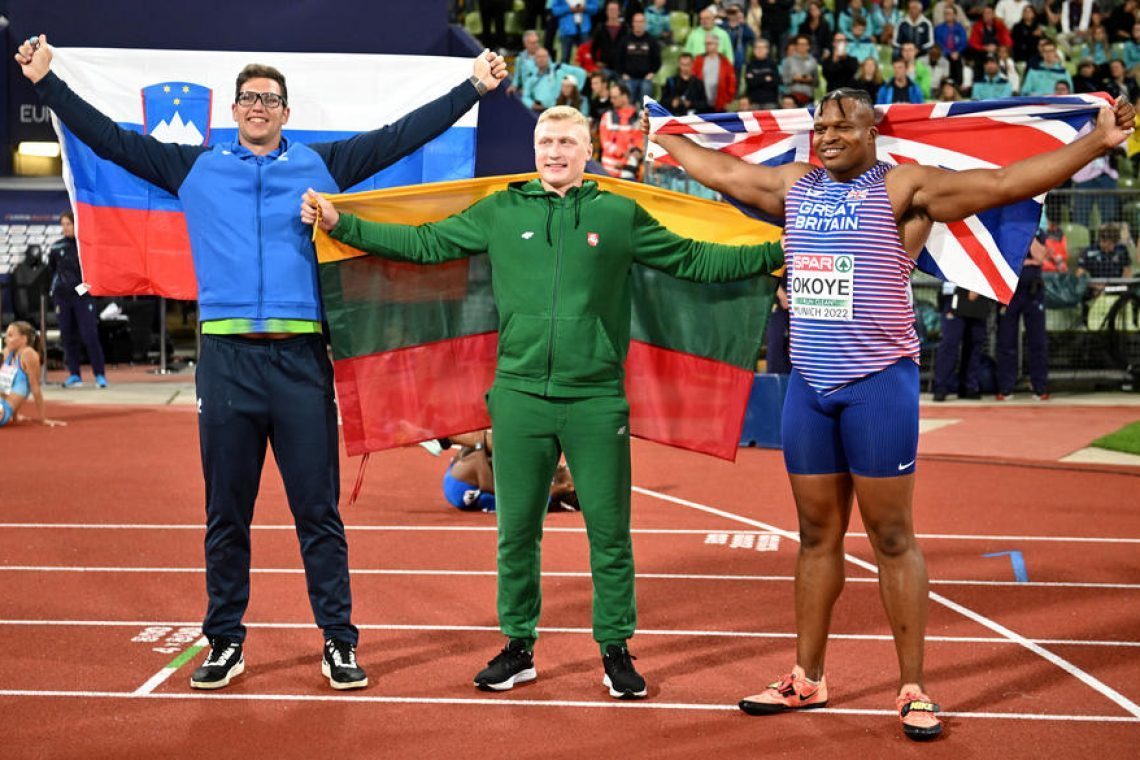 Slovenska atletika z EP v Münchnu z dvema medaljama