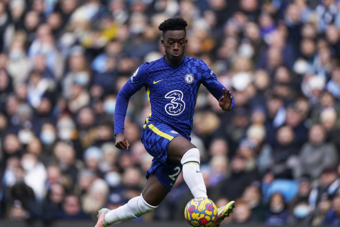 Callum Hudson-Odoi iz Chelsea v Bayer Leverkusen