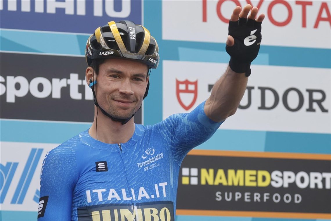 Primož Roglič zmagovalec prve etape dirke po Kataloniji