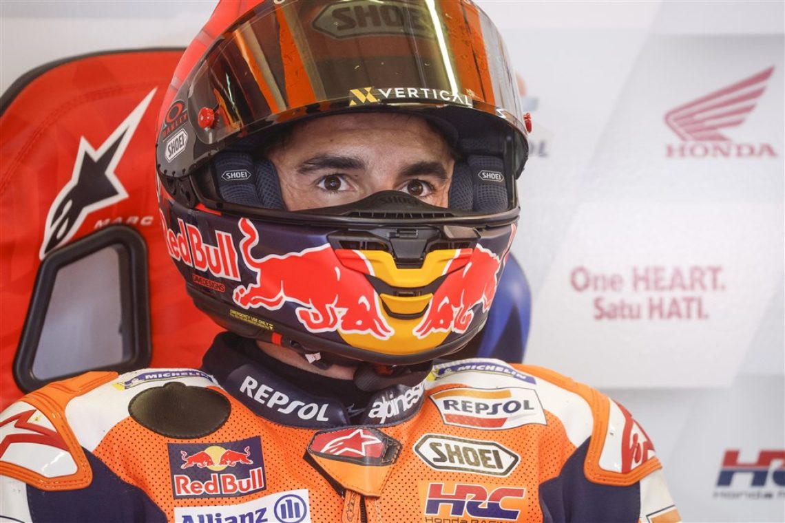 Marc Marquez si je na ogrevanju zlomil prst
