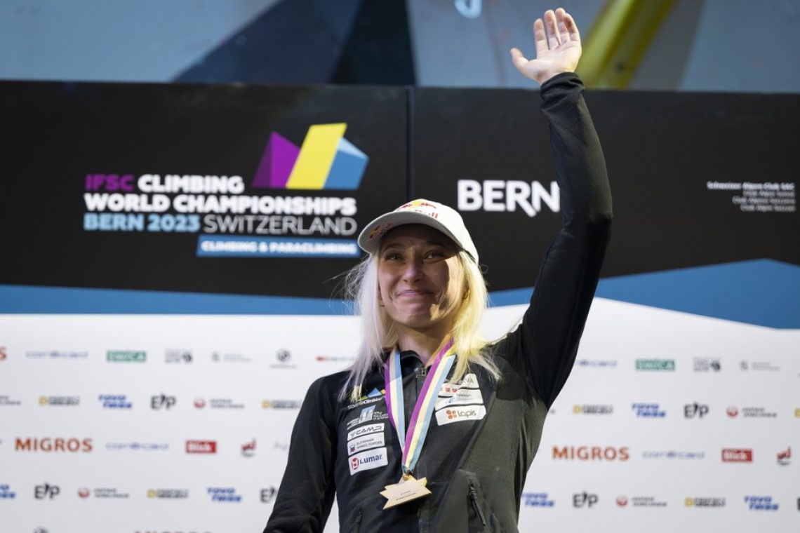 Janja Garnbret sedmič zlata na svetovnih prvenstvih