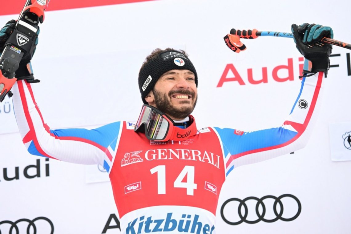 Sarrazin prvič zmagal na smuku v Kitzbühelu, Hrobat 29.