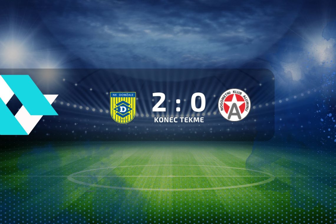  Nogometaši Domžal so premagali Aluminij z 2:0