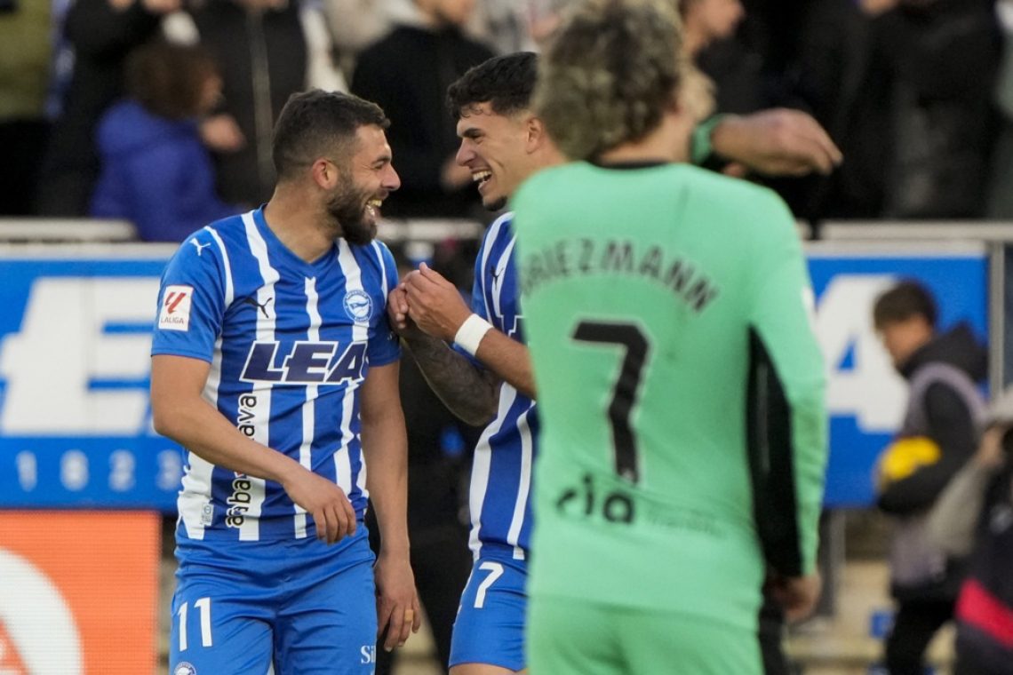 Oblakov Atletico v gosteh poražen proti Alavesu