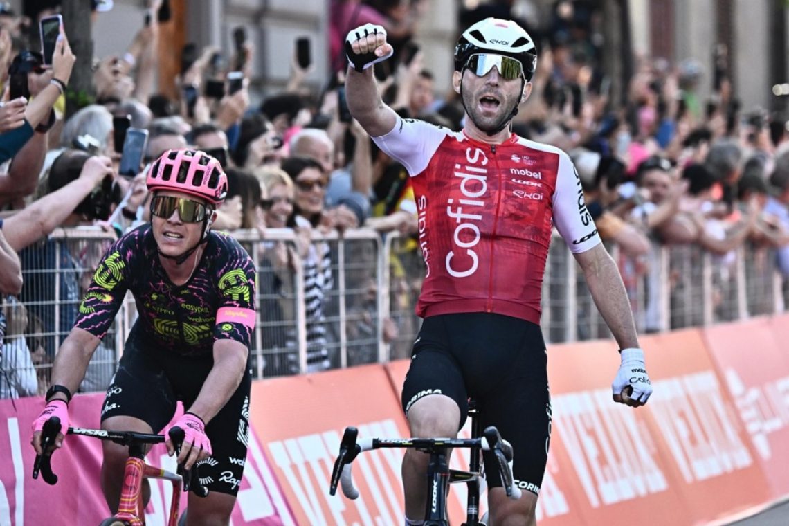 Benjamin Thomas zmagovalec pete etape dirke po Italiji