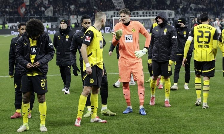 Eintracht premagal Dortmund in se približal Bayerju