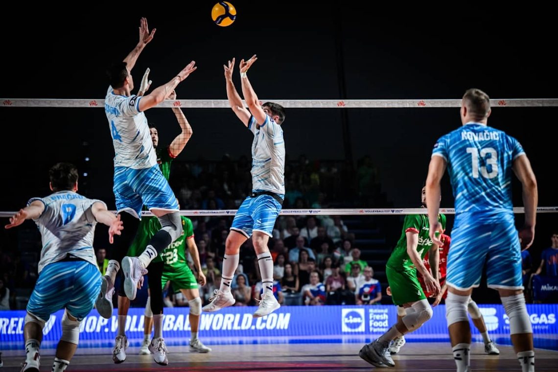 Slovenski odbojkarji klonili proti Bolgarom 