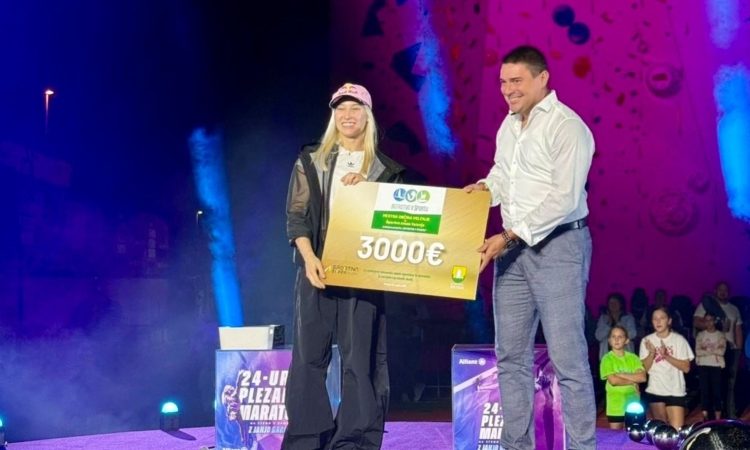 Velenje podprlo projekt Botrstvo v športu z Janjo Garnbret
