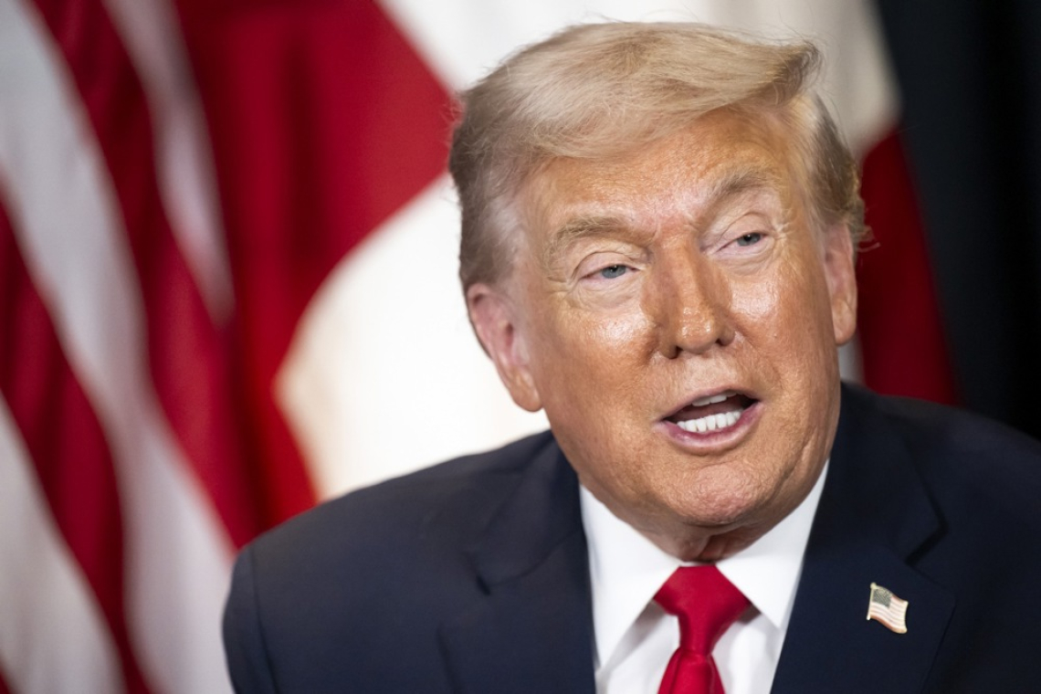 Trump v Davosu: Grenlandija je naše ozemlje, ZDA jo morajo zaščititi