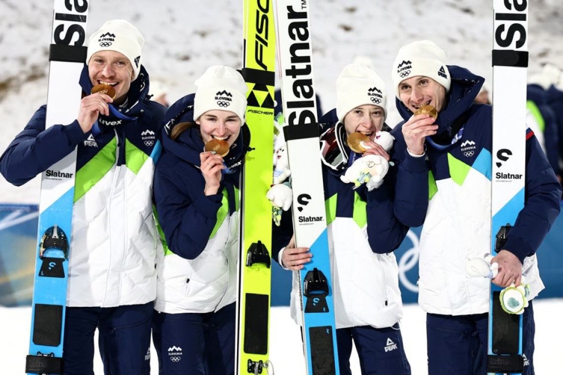 Trideset zimskih medalj za Slovenijo – od Franka do nove zlate skakalne ekipe