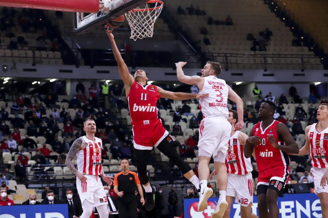 Cedevita Olimpija brez pravih možnosti v Beogradu