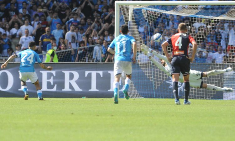 Napoli do zmage na zadnji domači tekmi Insigneja