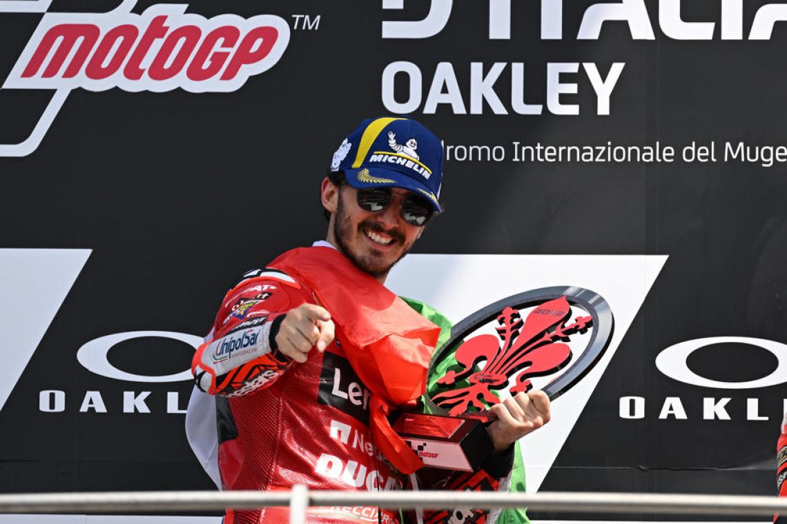 Bagnaia zmagovalec v Mugellu