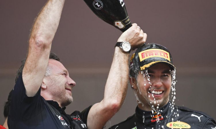 Perezu dirkaški maraton v Monaku, Ferrari zapravil zmago Leclerca