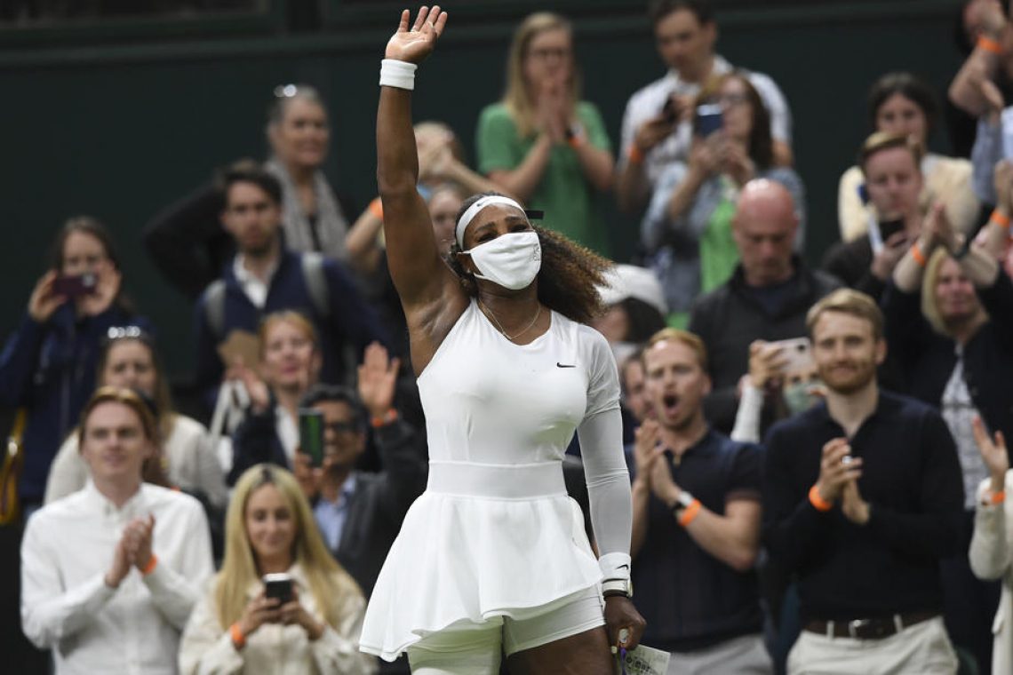 Brez Federerja in Serene Williams na seznamu za Wimbledon