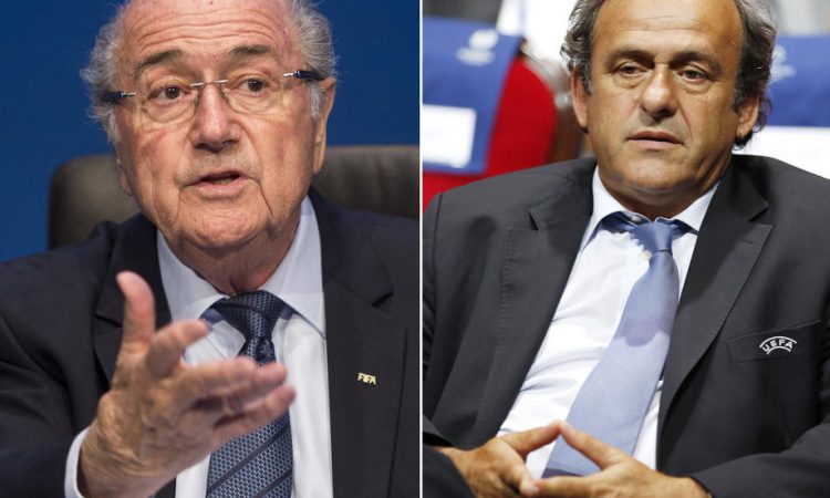 Blatter in Platini pred zadnjo obravnavo