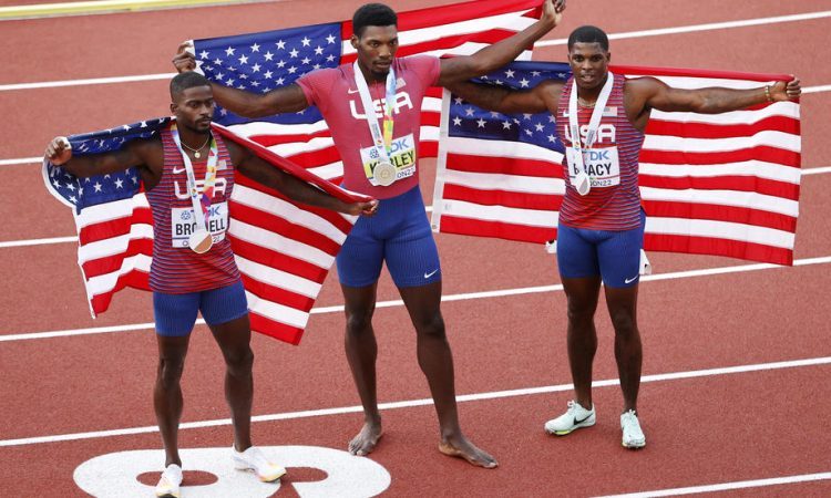 Američan Kerley prvi na 100 m na SP, peti zaporedni naslov Fajdeka
