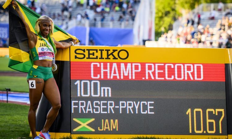Jamajčanka Fraser-Pryce osvojila rekordno peto zlato medaljo