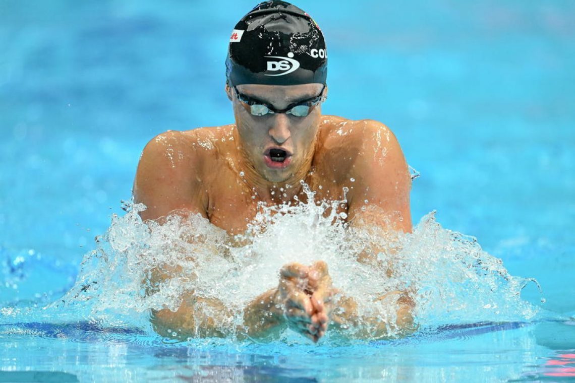 Stevens v finale na 50 m prsno