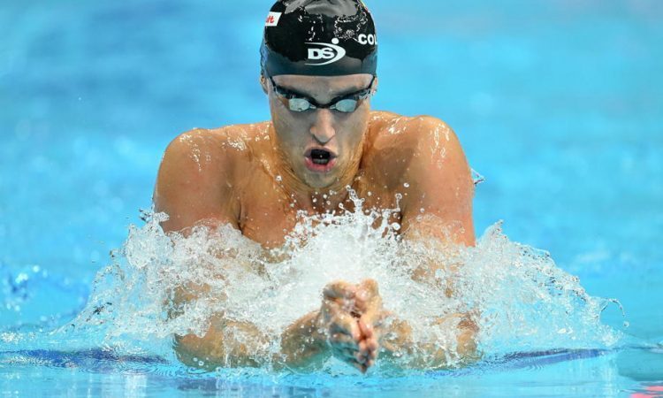 Stevens v finale na 50 m prsno