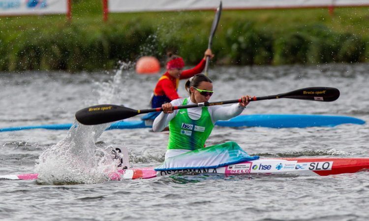 Anja Osterman na 200 m po prvo kolajno