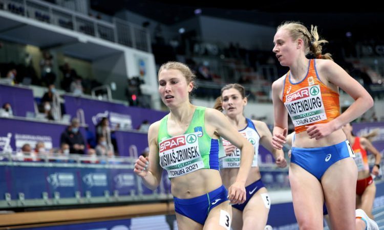 Maruš Mišmaš Zrimšek in Martina Ratej danes v finalu EP