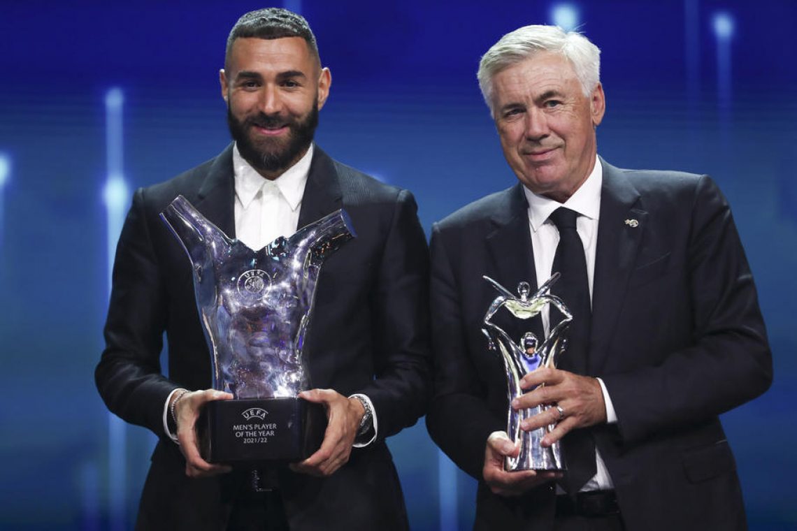 Benzema najboljši nogometaš po Uefinem izboru