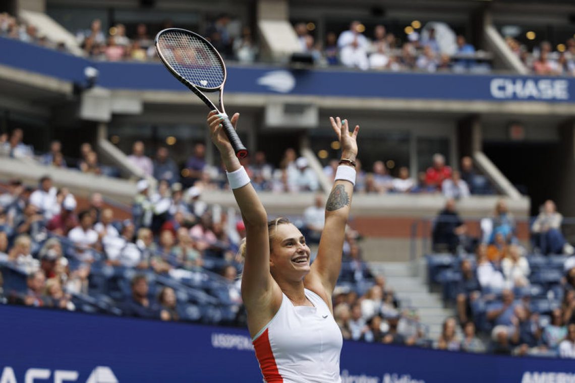 Sabalenka drugič zaporedoma v polfinalu New Yorka