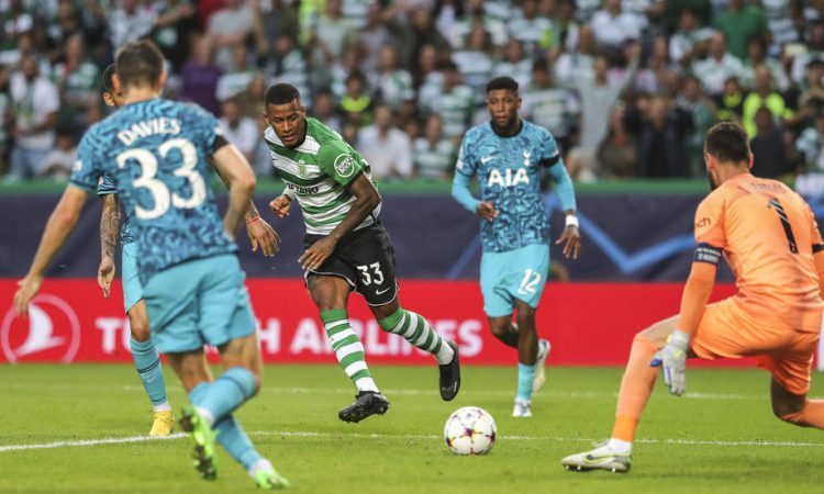 Sporting proti Tottenhamu potrdil točke iz Frankfurta