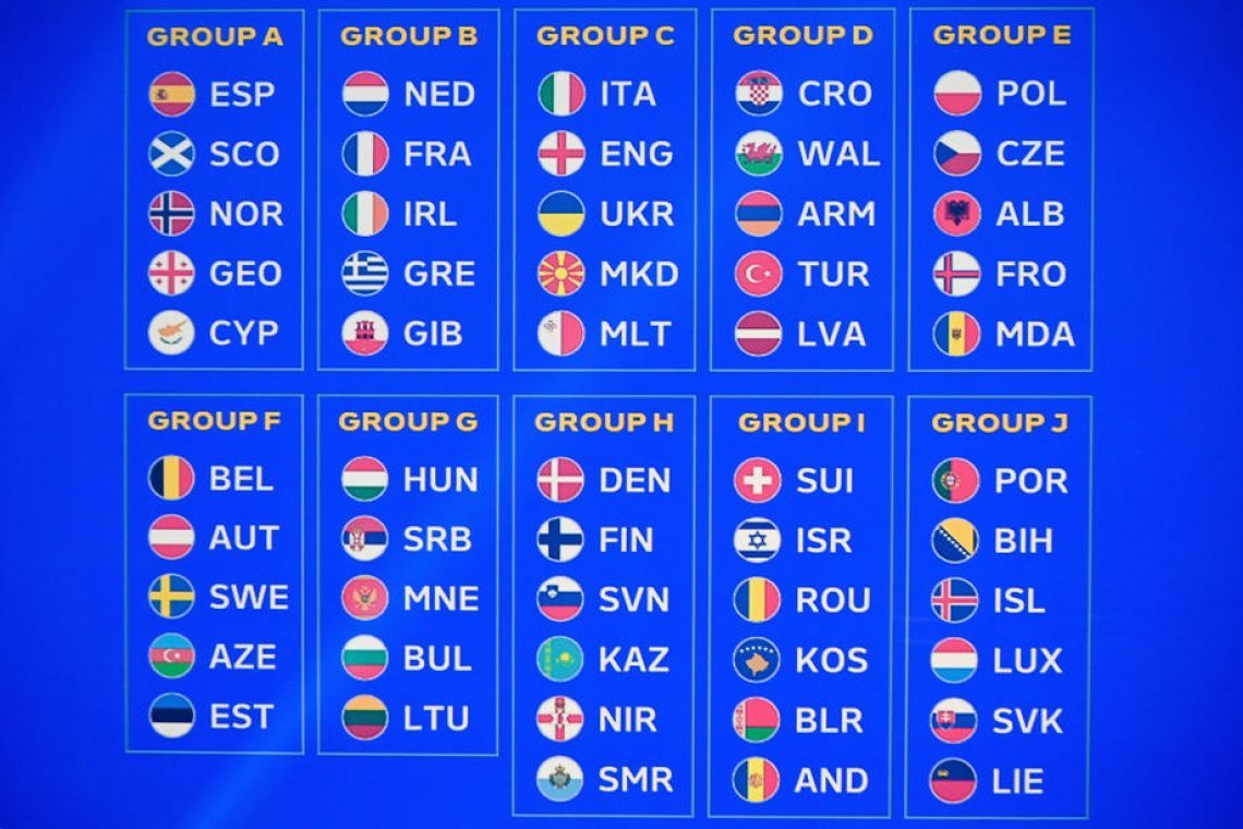Slovenci v kvalifikacijah za EP z Dansko, Finsko, Kazahstanom, Severno Irsko in San Marinom
