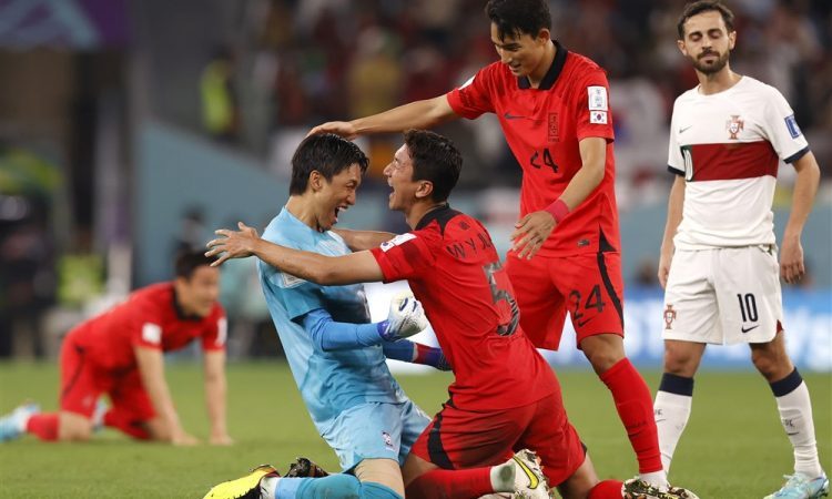 Korejci po zmagi nad Portugalci v osmino finala v Katarju