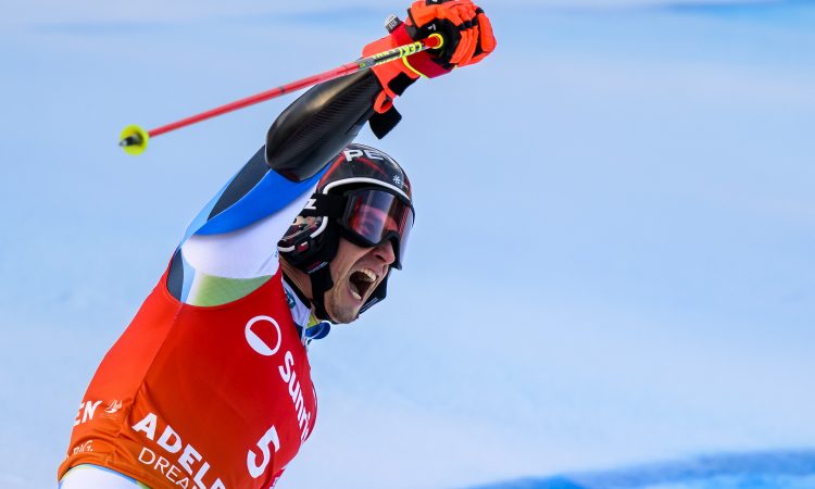 Žan Kranjec peti na veleslalomu v Kranjski Gori