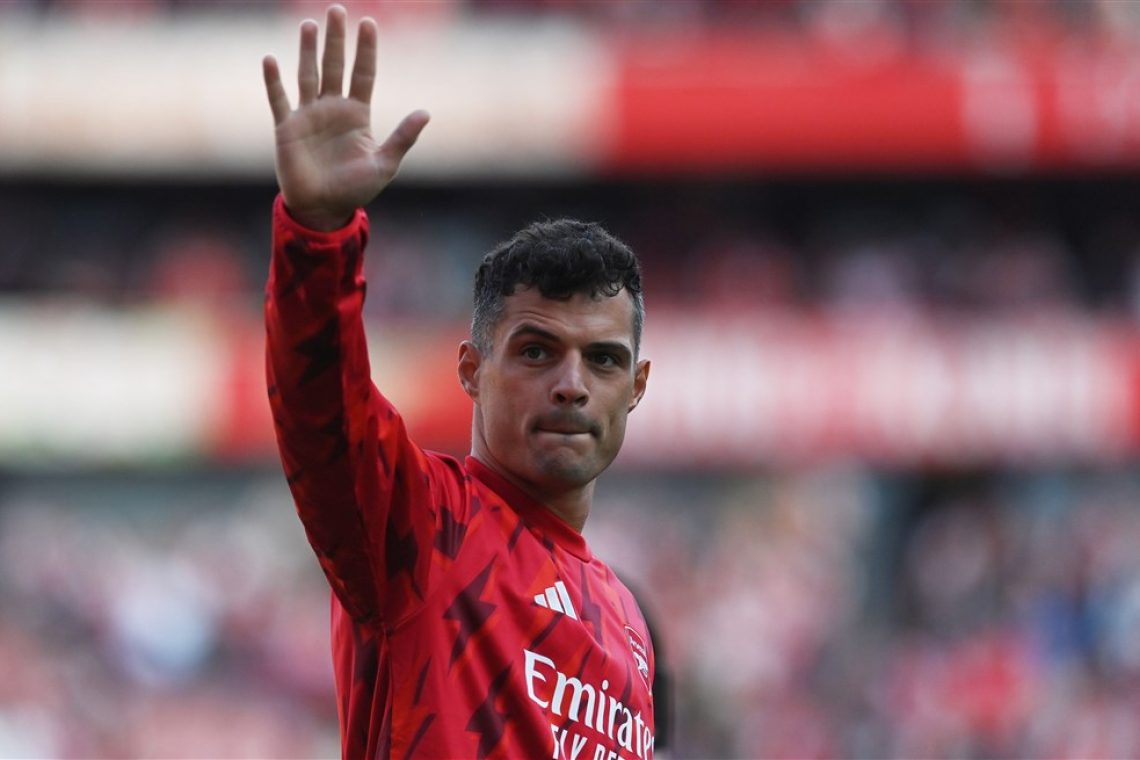 Granit Xhaka iz Arsenala v Bayer Leverkusen 