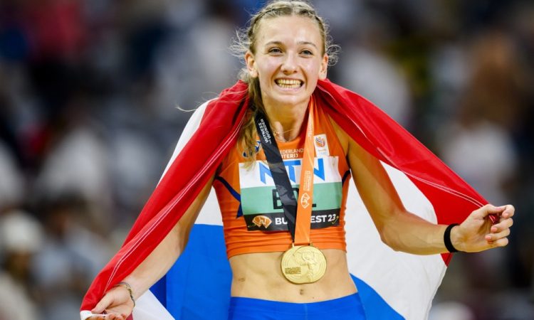 Femke Bol zlata na SP v Budimpešti, v cilju zaroka slovaškega para 