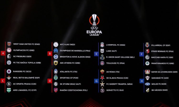 Slovenci pri Panathinaikosu začenjajo v skupini F, Sturm v skupini D