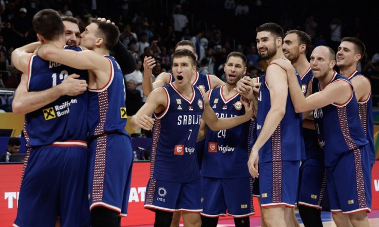 Srbija v prvem četrtfinalu SP povsem nadigrala Litvo