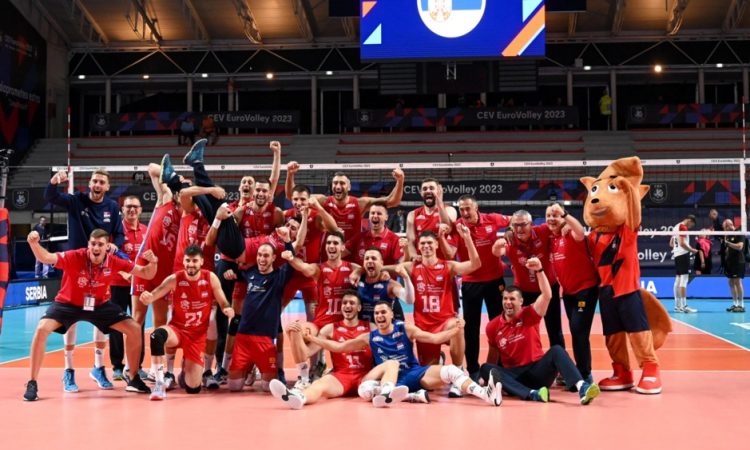 Odbojkarji Srbije predzadnji četrtfinalisti EP