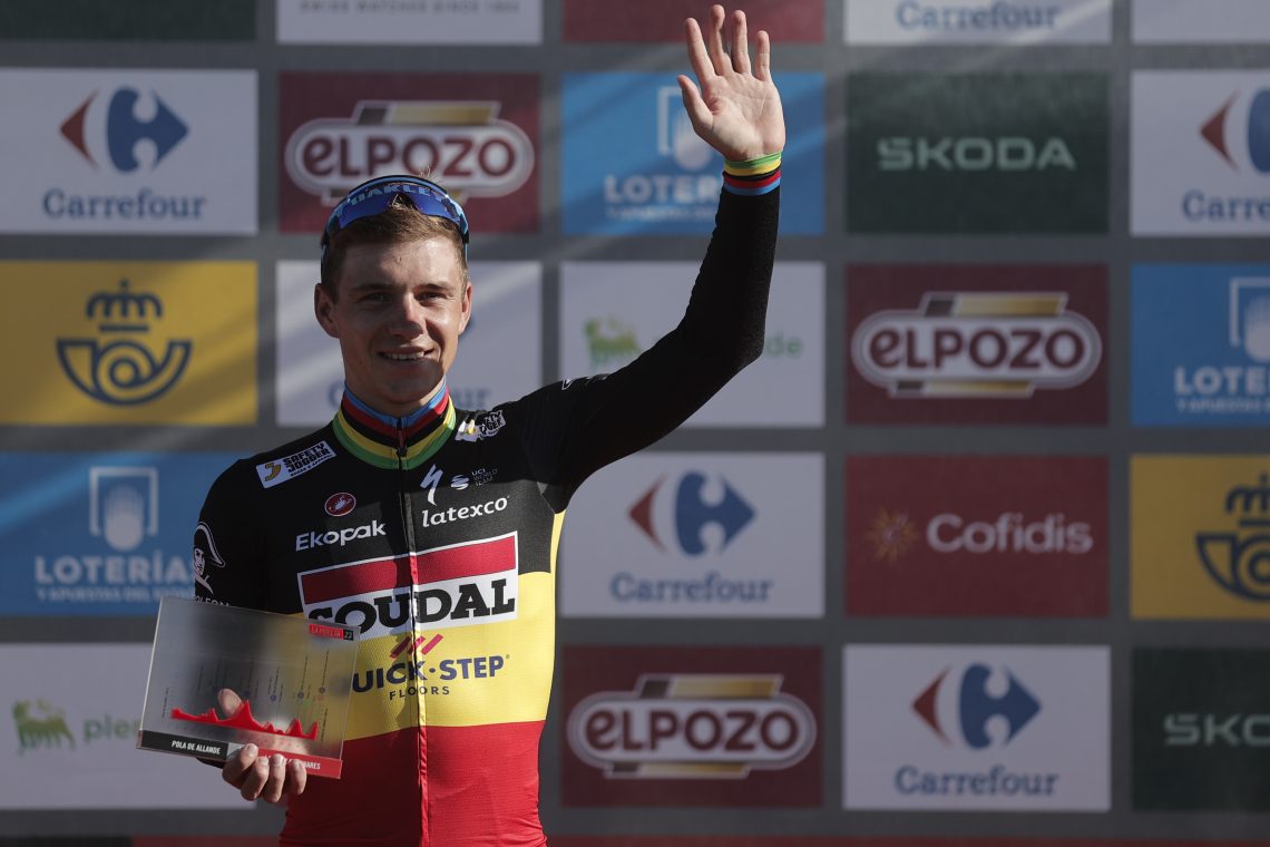 Evenepoel napovedal, da ostaja pri Soudal-Quick Stepu