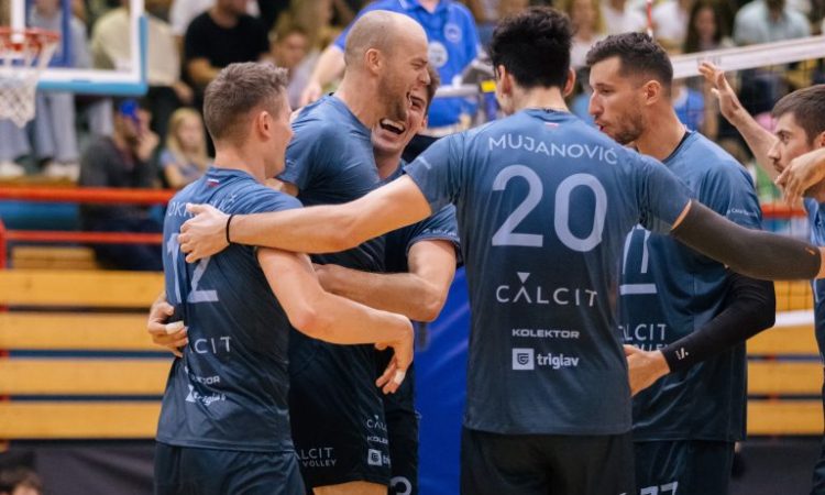 Tudi odbojkarji Calcita zanesljivi