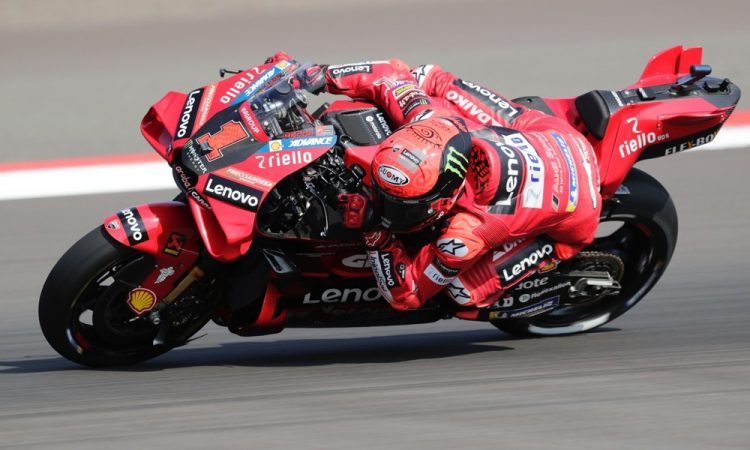 Bagnaia izkoristil odstop Martina in z zmago prevzel vodstvo v skupnem seštevku
