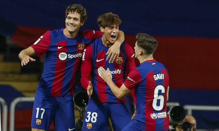 Barcelona tesno zmagala, Girona tik za Realom