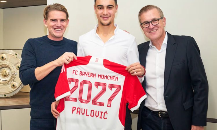 Bayern podpisal z obetavnim Pavlovićem do junija leta 2027