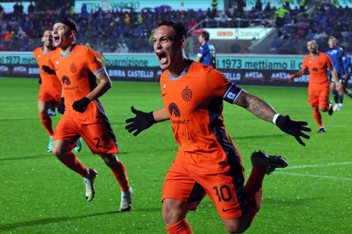 Vodilni Inter zmagal v Bergamu