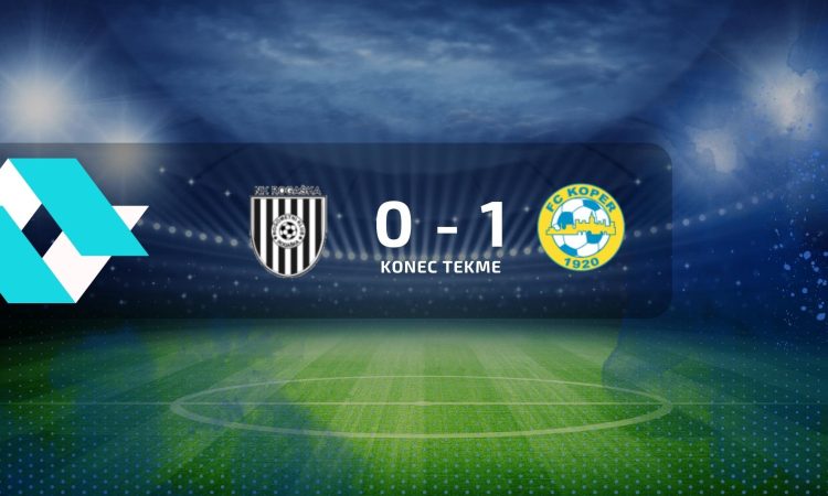 Nogometaši Rogaške so izgubili proti Kopru z 0:1