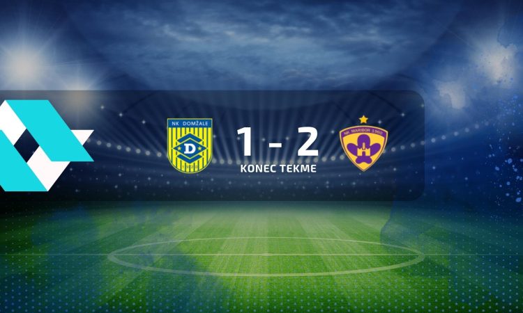 Nogometaši Domžal so izgubili proti Mariboru z 1:2