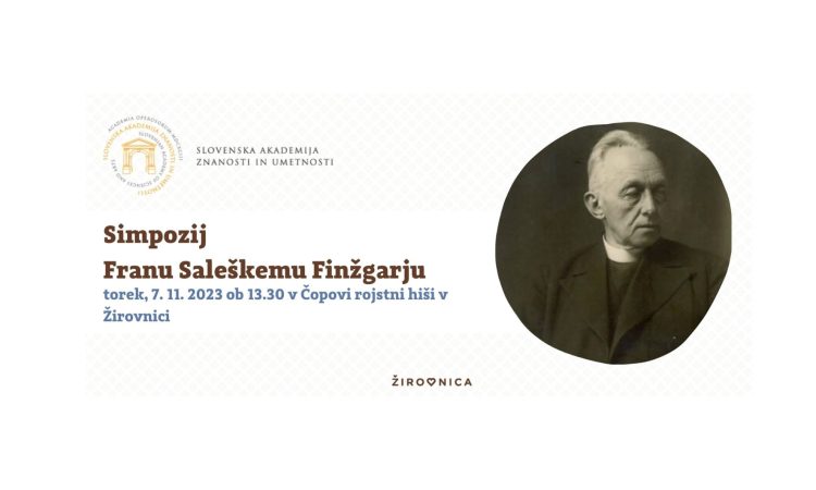 Simpozij v čast Franu Saleškemu Finžgarju