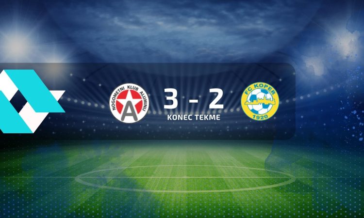 Nogometaši Aluminija so v Kidričevem premagali Koper s 3:2