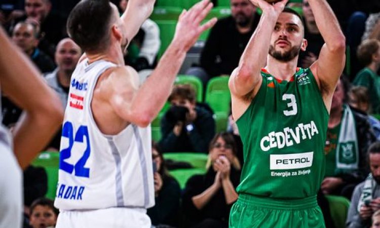 Košarkarji Cedevite Olimpije so izgubili proti Zadru s 73:79